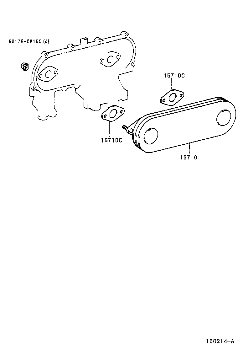 15785-05010 GASKET(FOR OIL COOLER) product image