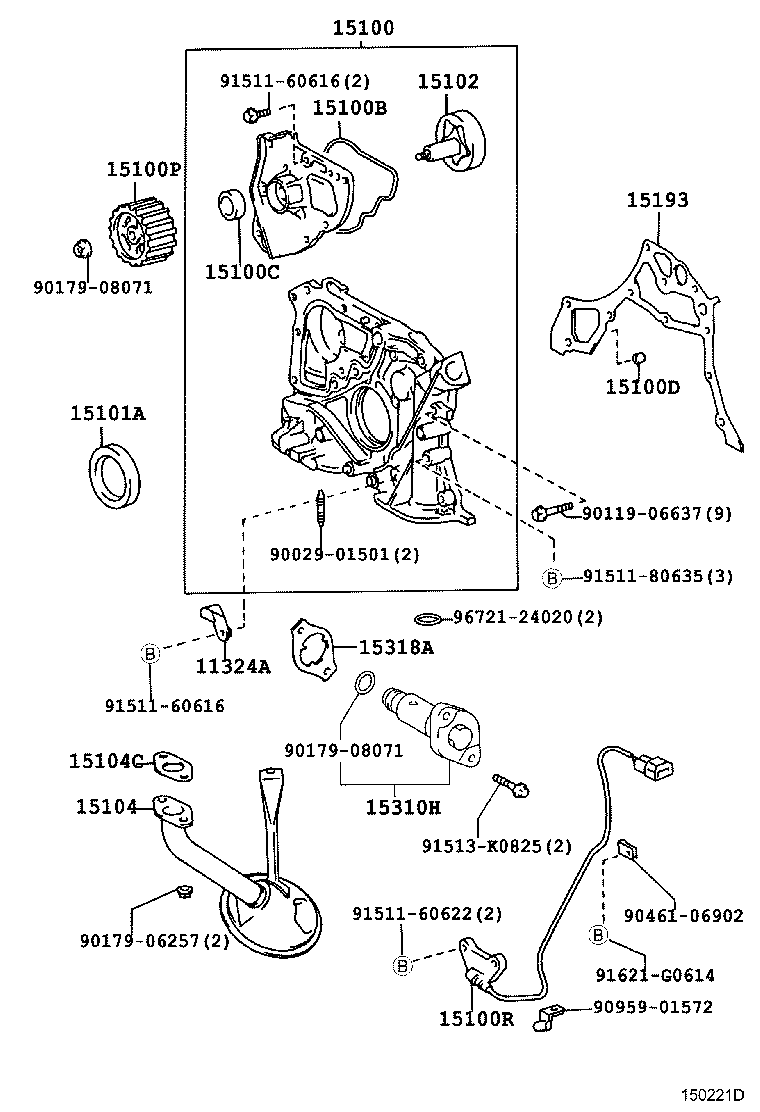 90919-05034 SENSOR, CRANK POSITION product image