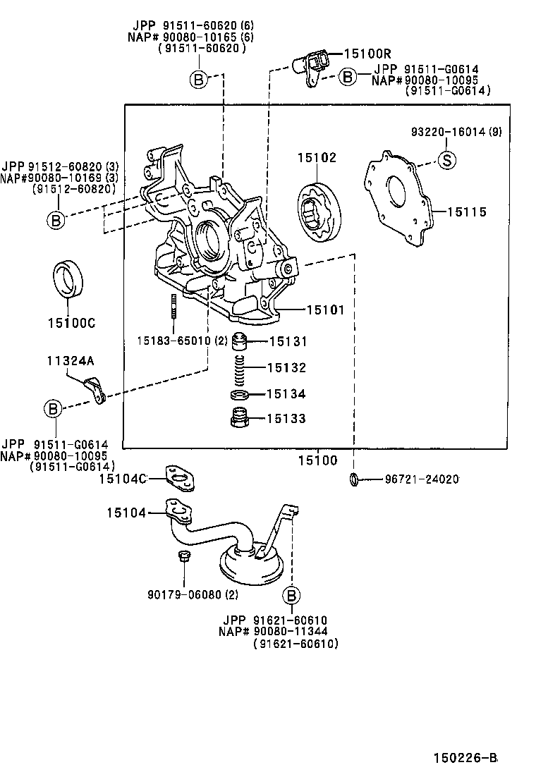 Toyota 90080-19011 SENSOR, CRANK POSITION