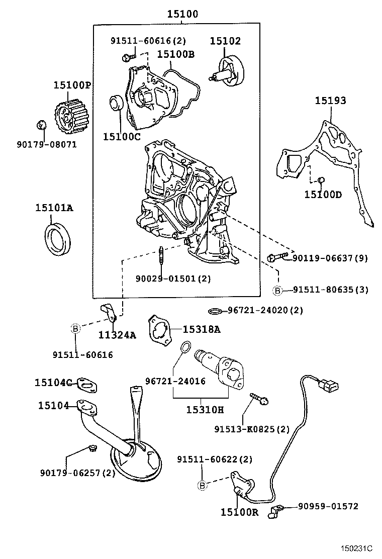 90919-05039 SENSOR, CRANK POSITION product image
