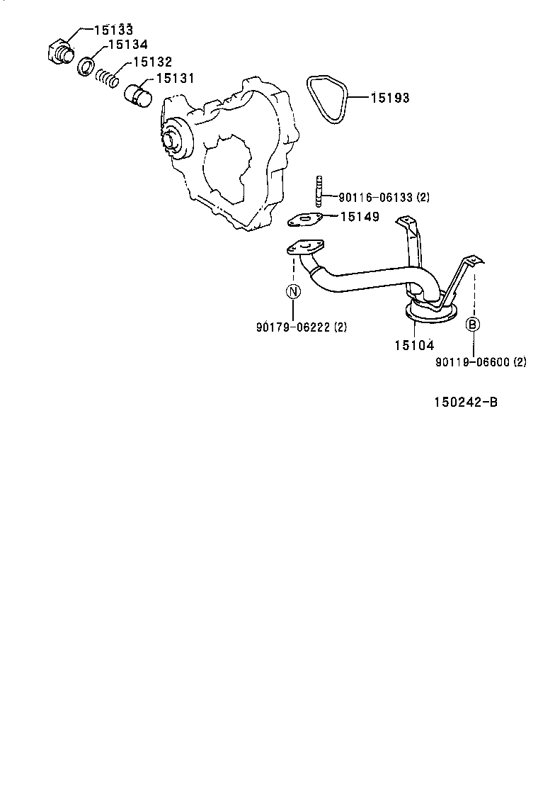 15132-17041 SPRING, OIL PUMP RELIEF VALVE product image