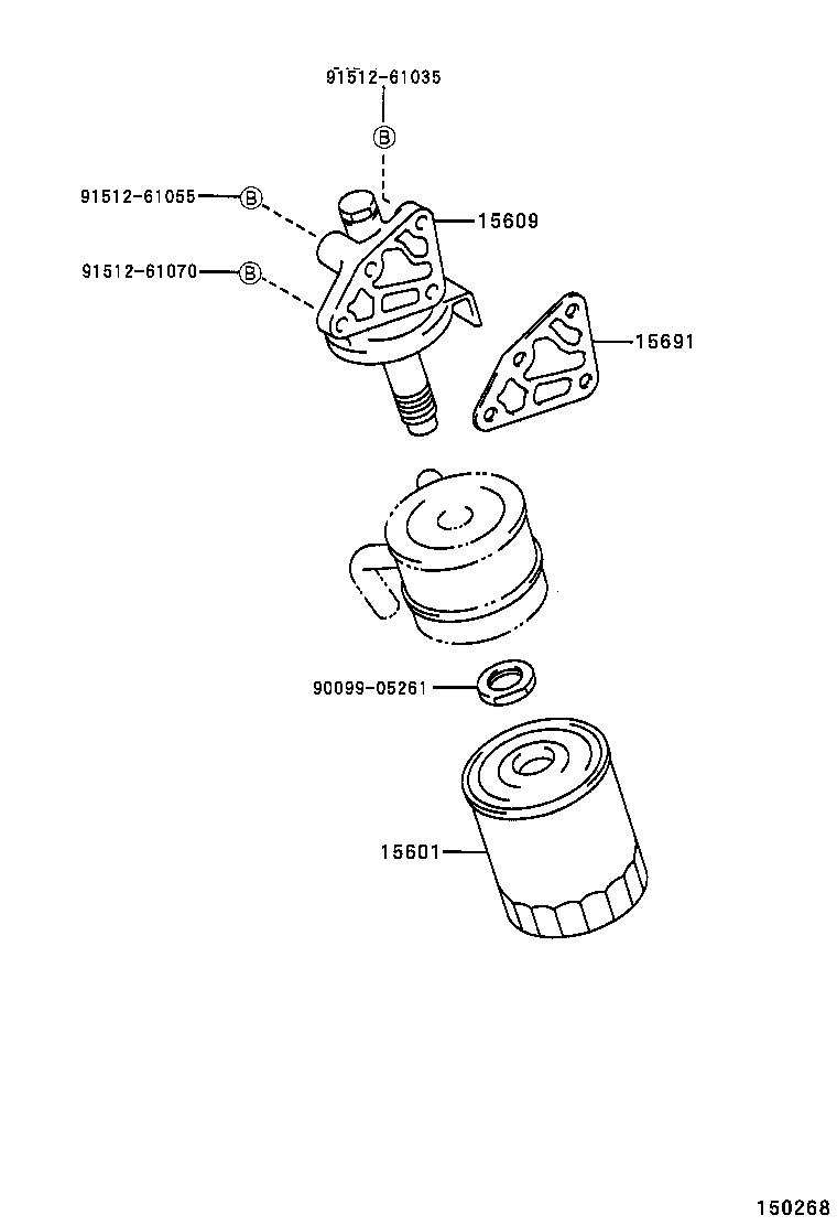 15798-89103 PLUG, W/HEAD STRAIGHT SCREW(FOR OIL FILTER BRACKET) product image