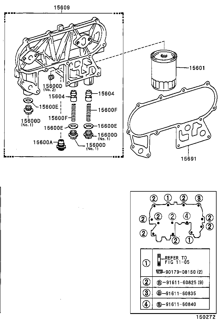 15721-17020 COVER, OIL COOLER product image