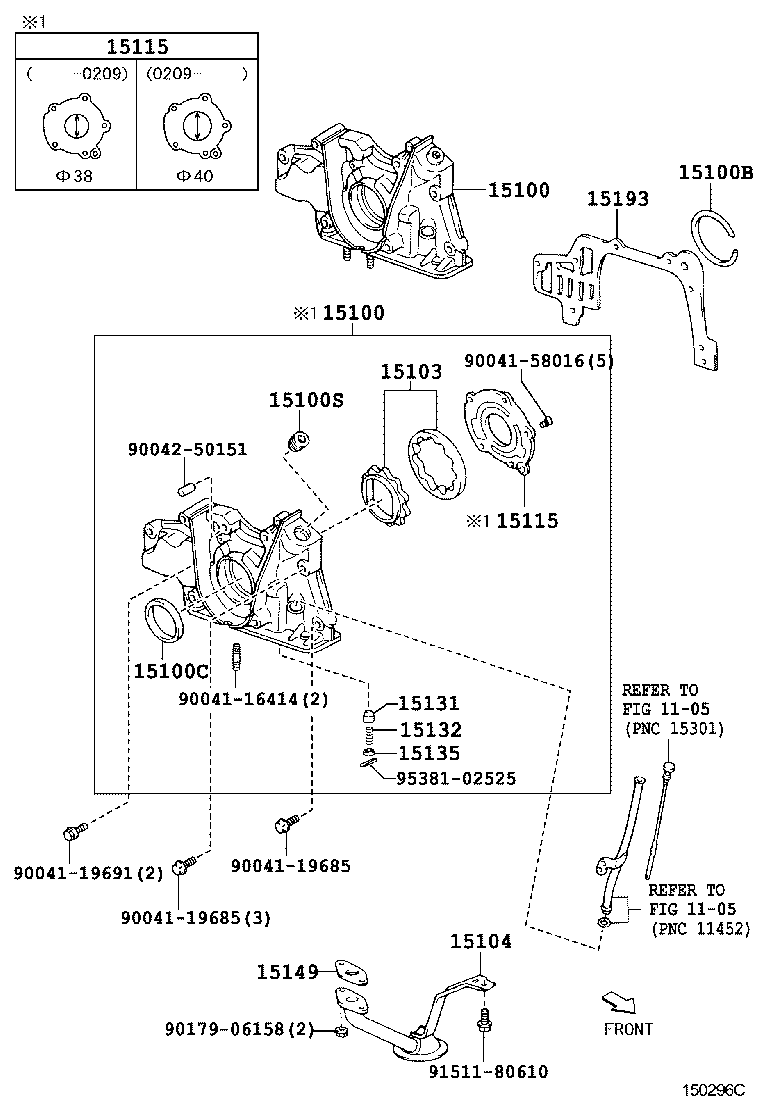 15140-97401 STRAINER SUB-ASSY, OIL product image