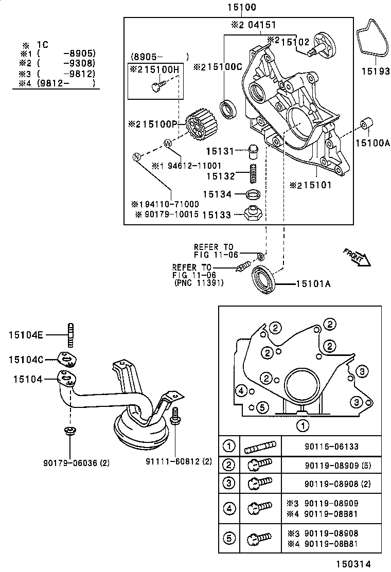 04175-64020 ROTOR KIT, OIL PUMP product image