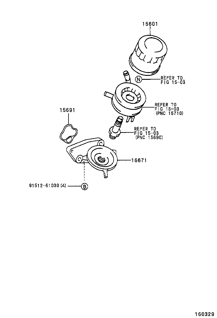 15677-64180 BRACKET, OIL FILTER product image