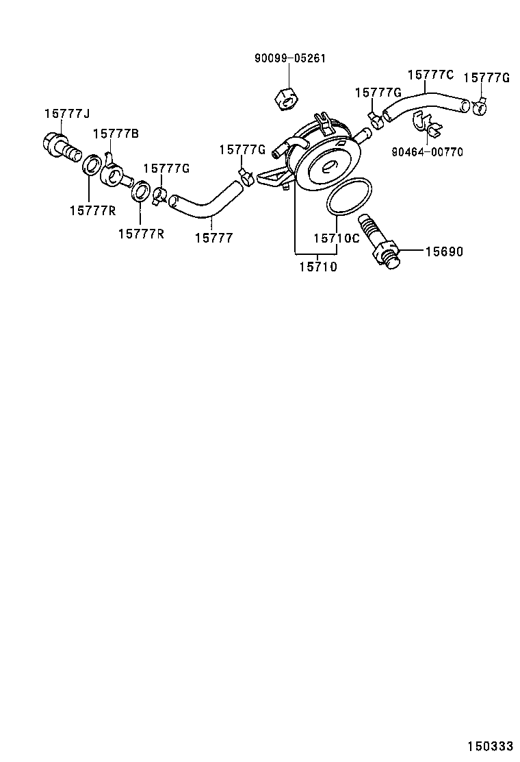 15710-28020 COOLER ASSY, OIL product image