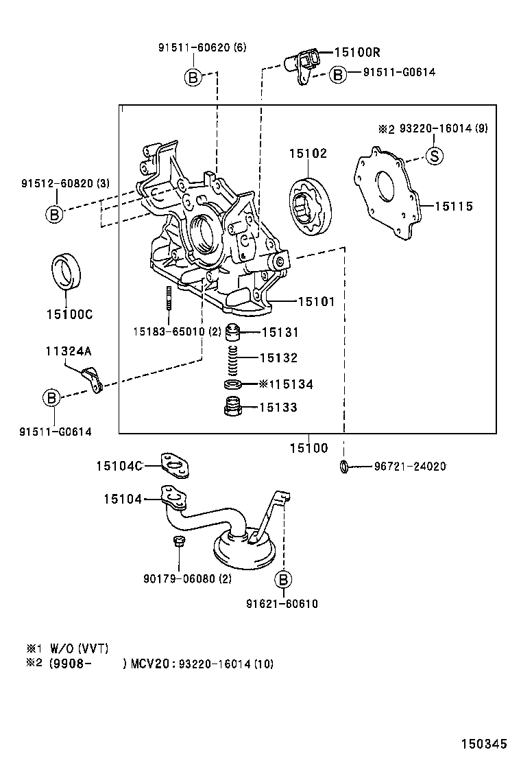 15101-20040 BODY SUB-ASSY, OIL PUMP product image
