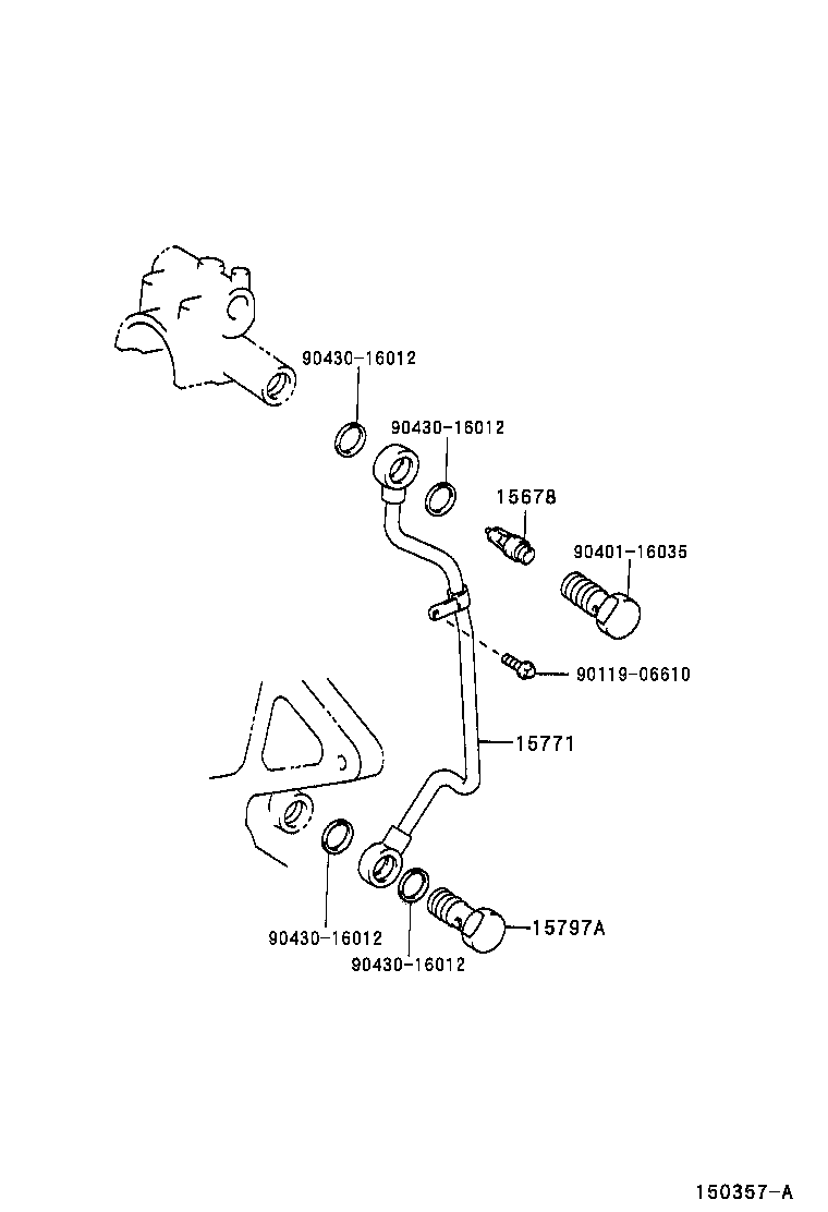 15771-46050 PIPE, OIL, NO.1 product image