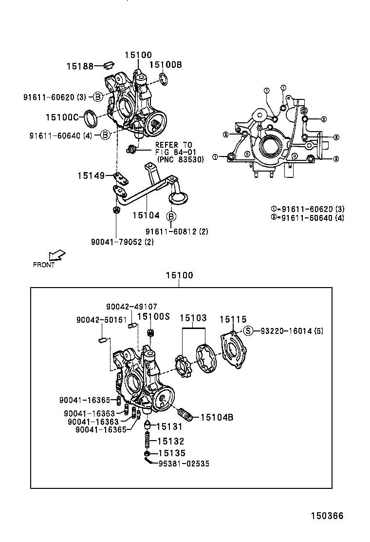 15102-87105 GEAR SET, OIL PUMP product image
