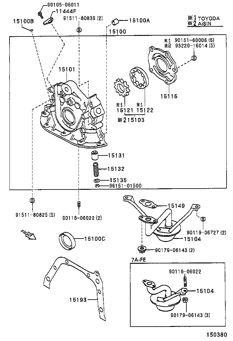 11444-16010 PLUG, HOLE(FOR OIL PUMP) product image