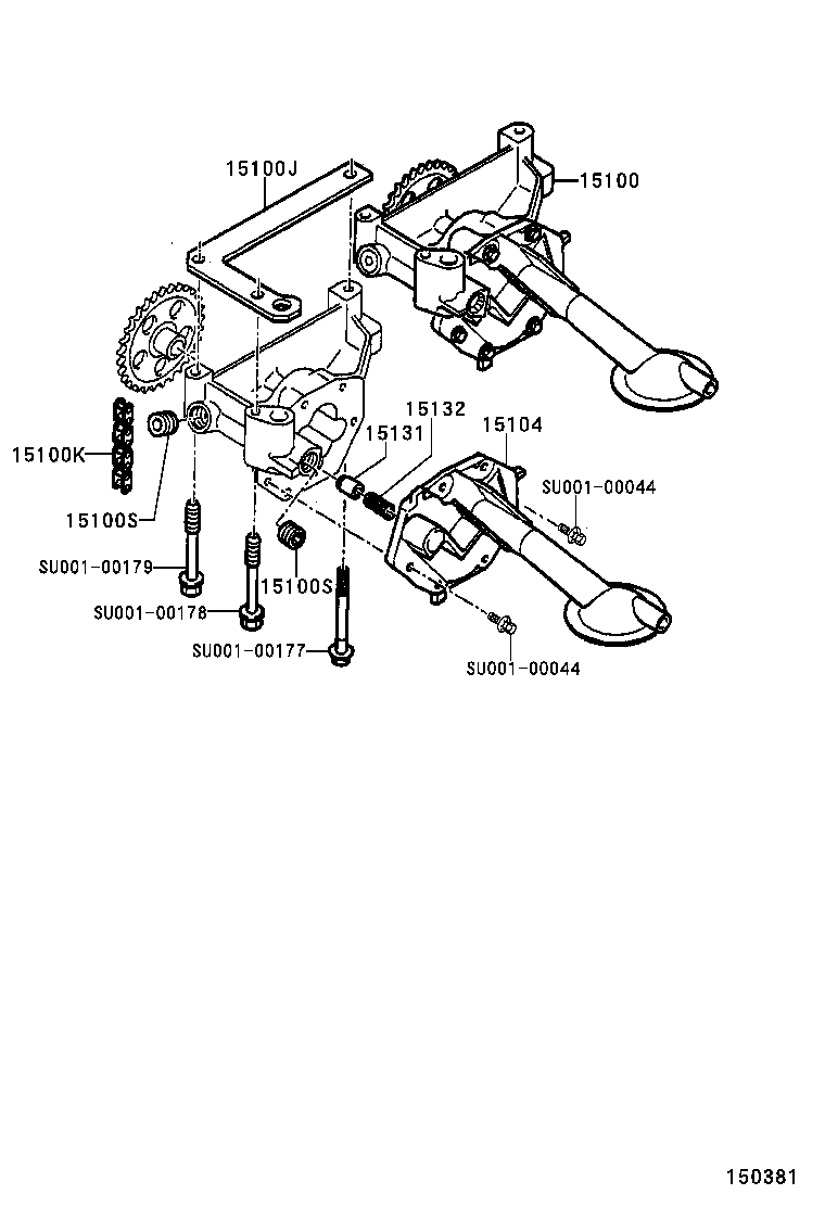 15011-16090 BODY SUB-ASSY, OIL PUMP product image