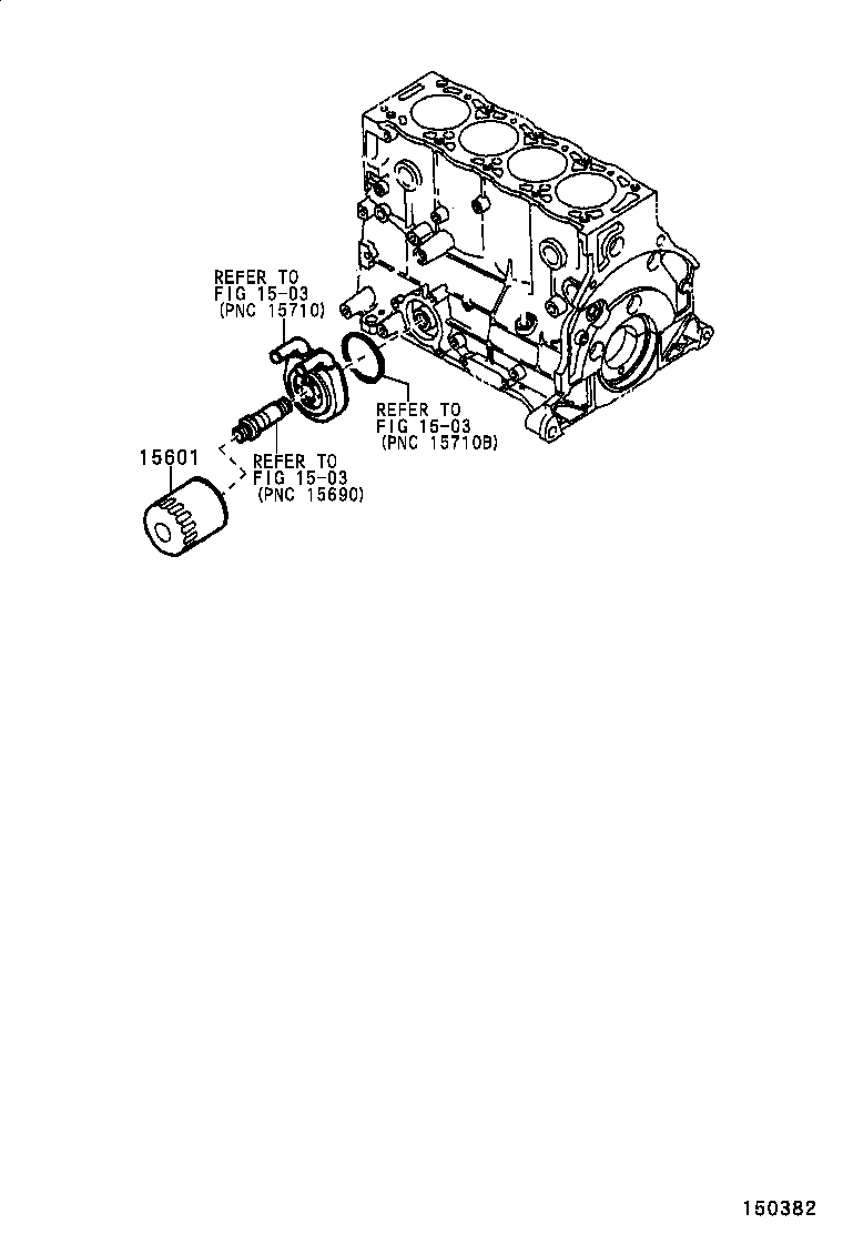 15133-02020 PLUG, W/HEAD STRAIGHT SCREW(FOR OIL FILTER BRACKET) product image