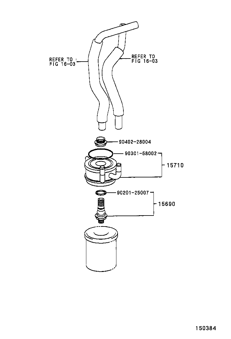 15695-22010 VALVE ASSY, OIL COOLER RELIEF product image