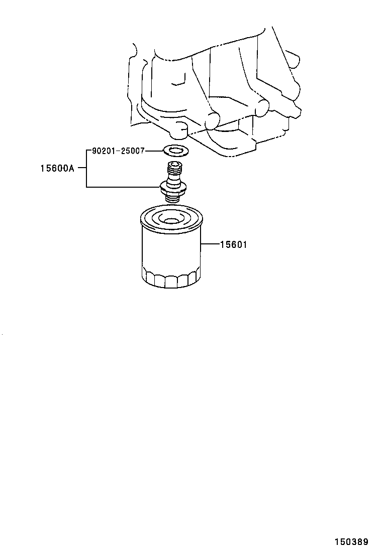 90080-91210 FILTER SUB-ASSY, OIL product image