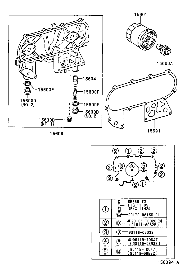 15691-06010 GASKET, OIL FILTER product image