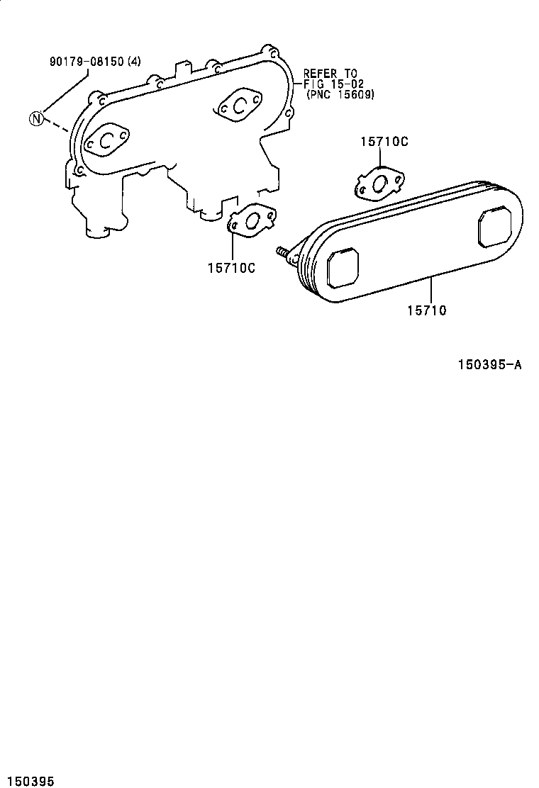 15785-05010 GASKET(FOR OIL COOLER) product image
