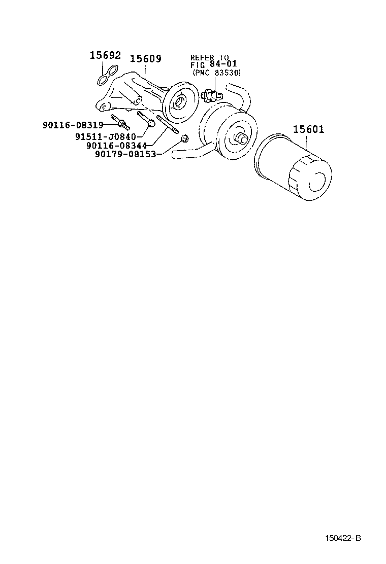 90915-20004 FILTER SUB-ASSY, OIL product image