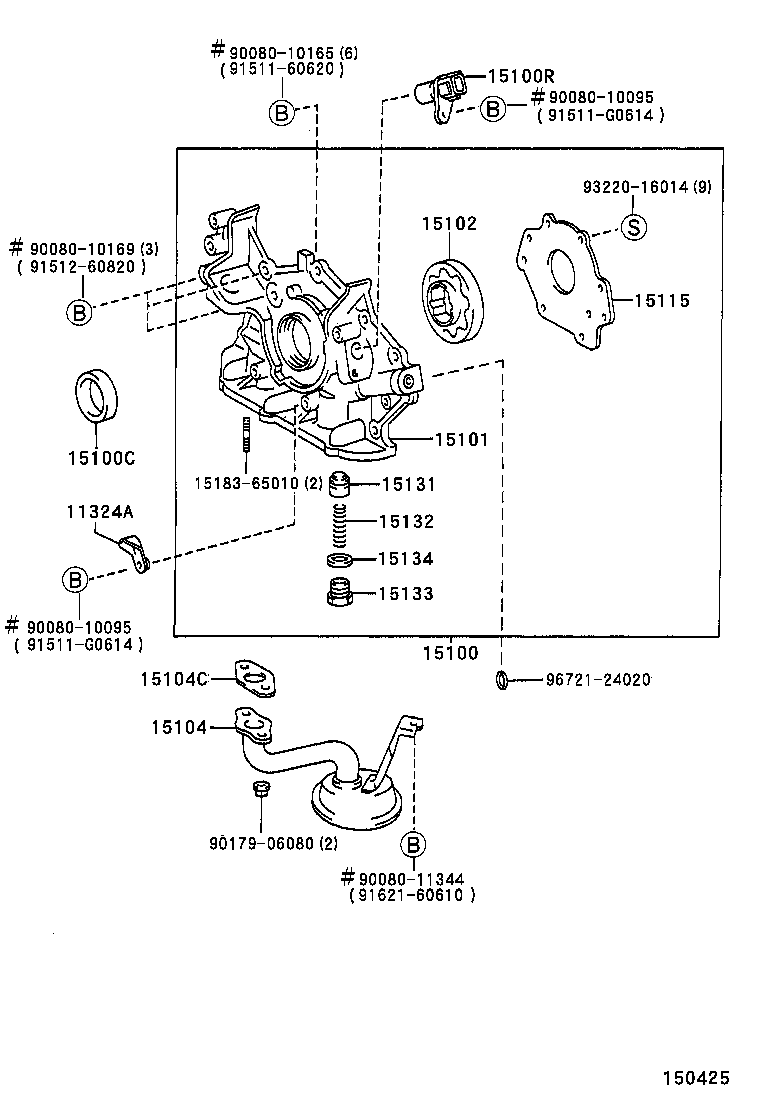 90080-19009 SENSOR, CRANK POSITION product image