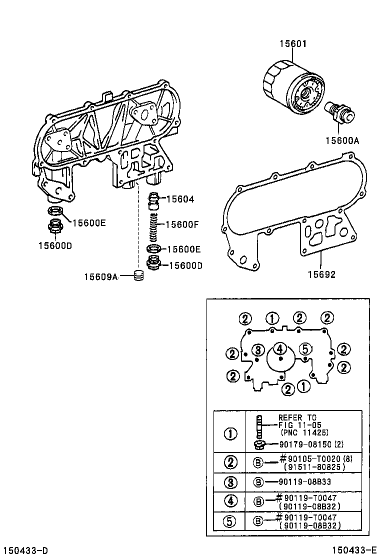 15701-0L010 COVER SUB-ASSY, OIL COOLER product image
