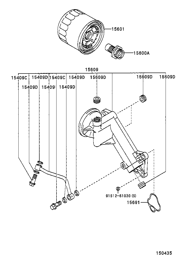 90402-28004 UNION(FOR OIL FILTER) product image