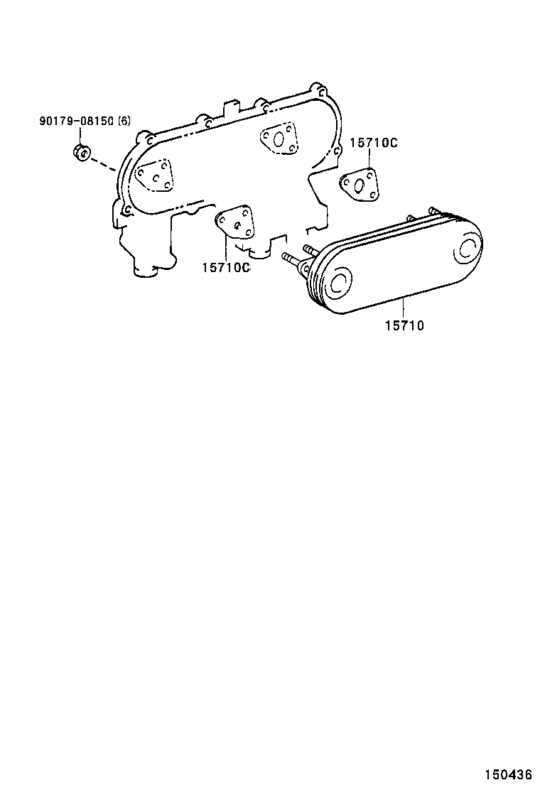 15785-54030 GASKET(FOR OIL COOLER) product image
