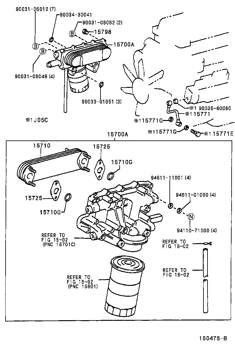 90034-01010 BOLT, UNION(FOR OIL PIPE) product image