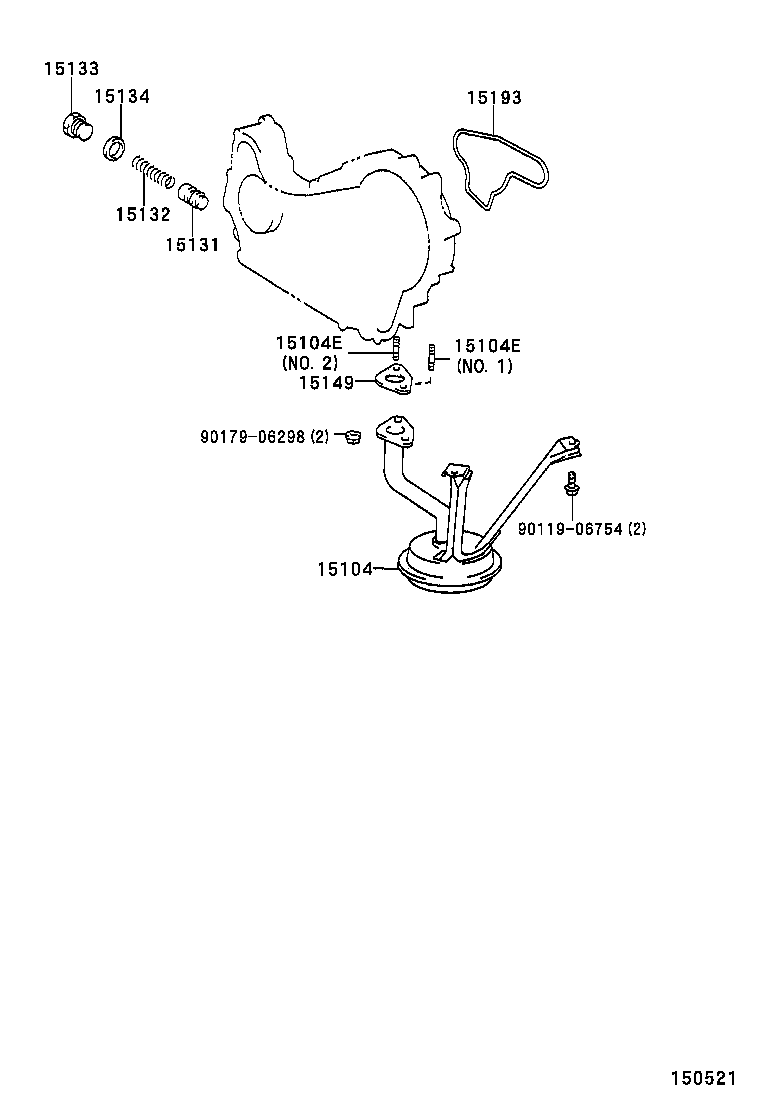 15121-54030 GEAR, OIL PUMP DRIVE product image
