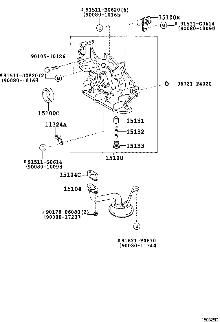 15100-0A030 PUMP ASSY, OIL product image
