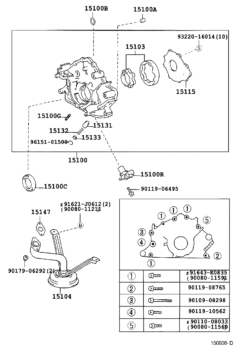 Thumbnail 2 for 15115-0F010