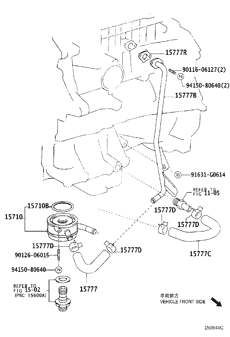 16258-0H030 GASKET(FOR OIL COOLER PIPE UNION BOLT) product image