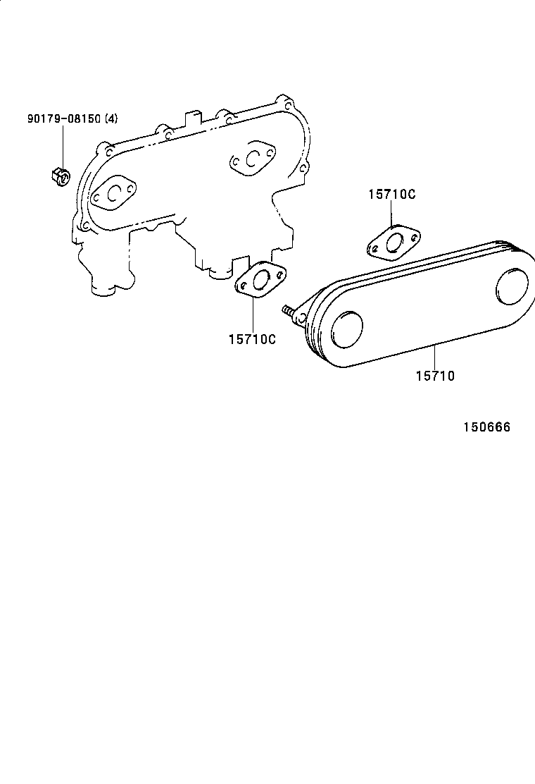 15785-54030 GASKET(FOR OIL COOLER) product image