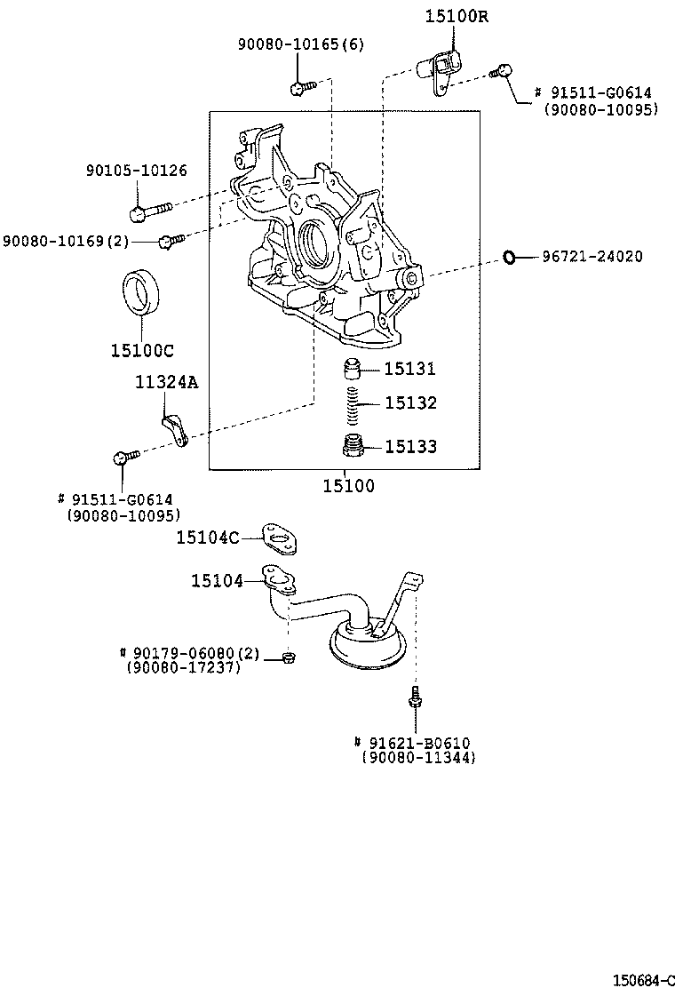 15100-0A030 PUMP ASSY, OIL product image