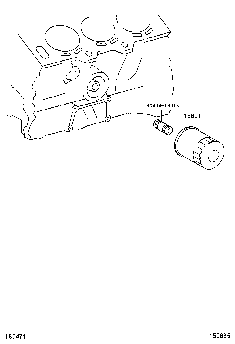 90080-91210 FILTER SUB-ASSY, OIL product image