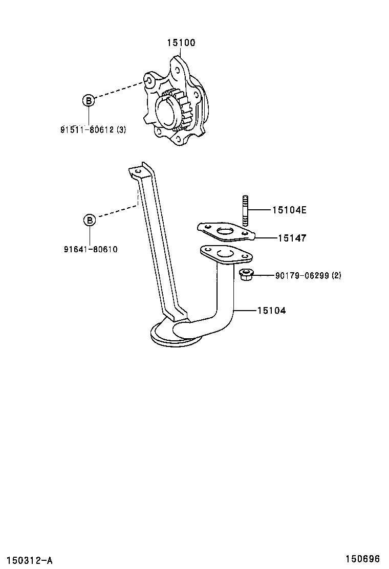 15100-23030 PUMP ASSY, OIL product image