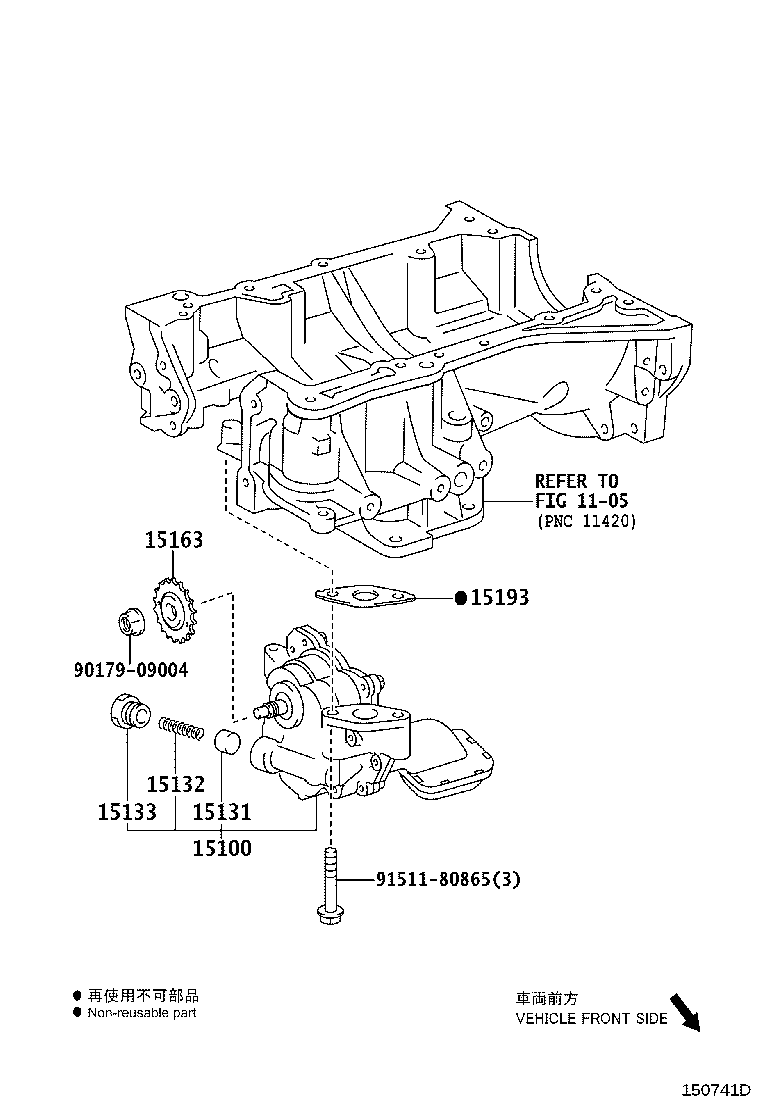 90029-01501 BOLT,STUD(FOR OIL PUMP) product image