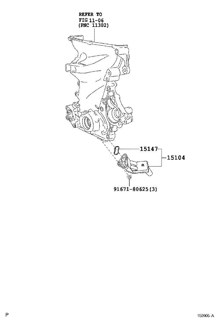15133-28020 PLUG, OIL PUMP RELIEF VALVE product image