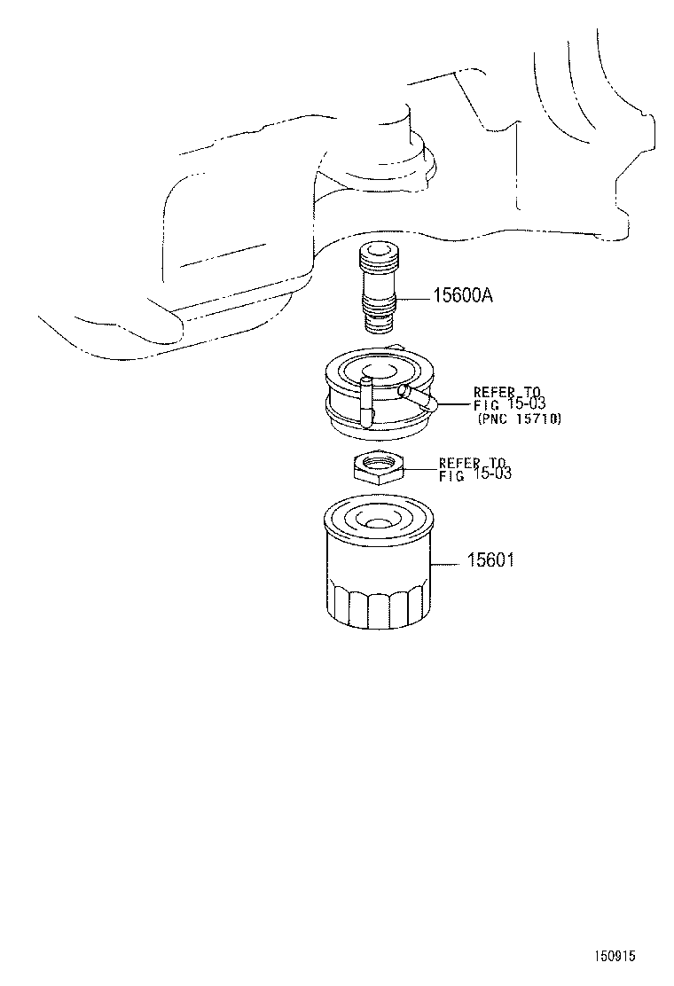 15609-27010 BRACKET SUB-ASSY, OIL FILTER product image
