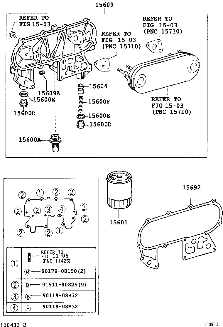 15701-0L010 COVER SUB-ASSY, OIL COOLER product image