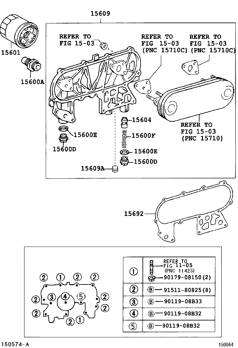 15701-0L010 COVER SUB-ASSY, OIL COOLER product image