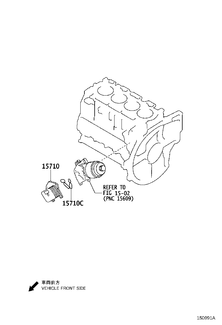 SU001-00583 COOLER ASSY, OIL product image