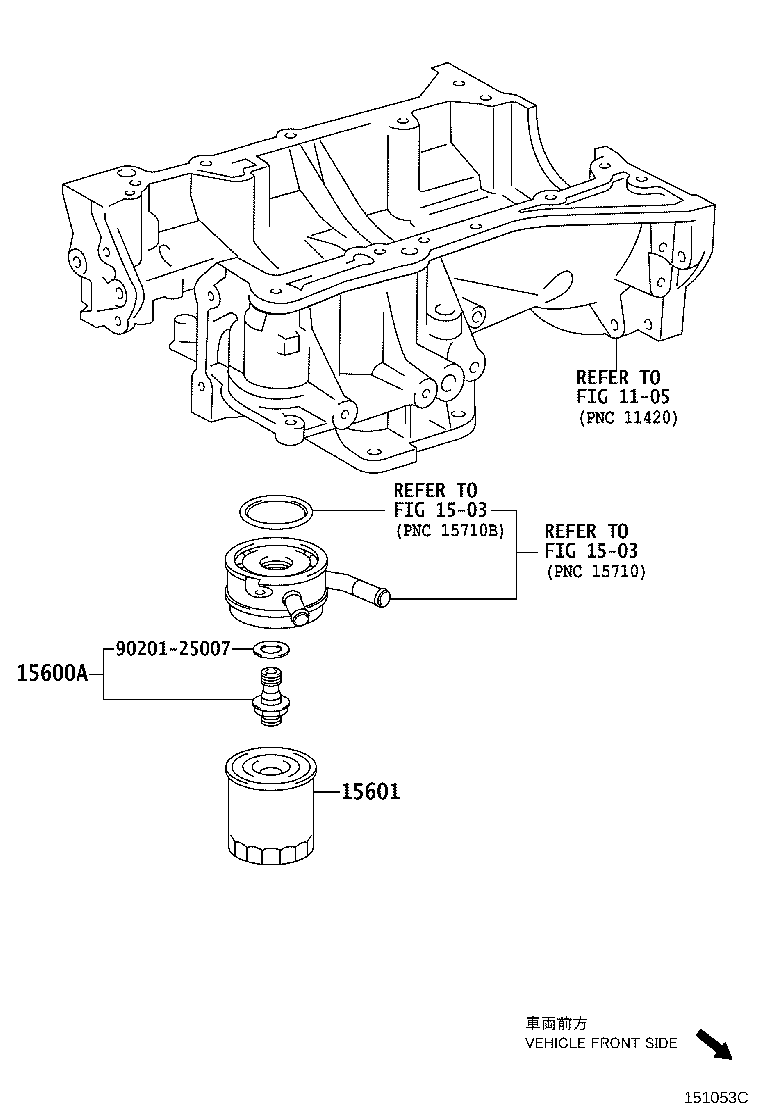 04152-26010 ELEMENT KIT, OIL FILTER product image