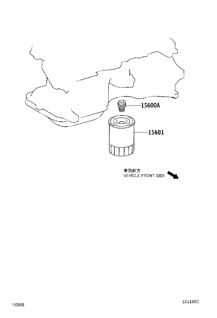 15609-37030 BRACKET SUB-ASSY, OIL FILTER product image