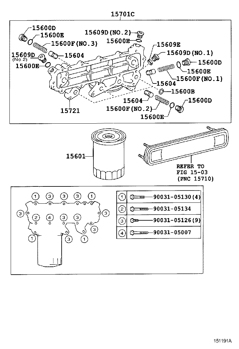 90033-01101 RING, O, NO.1(FOR OIL FILTER) product image