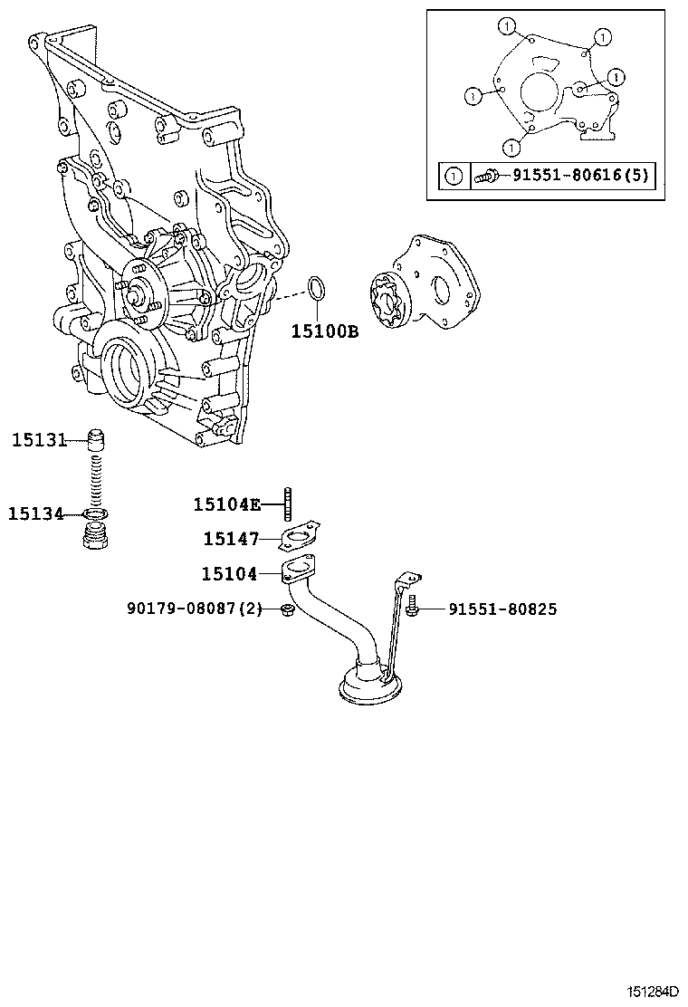 15147-75030 GASKET, OIL STRAINER product image