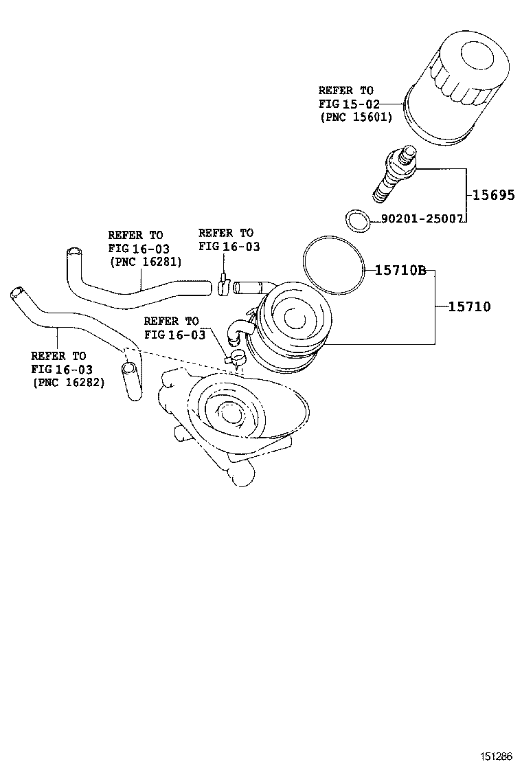 15710-17011 COOLER ASSY, OIL product image
