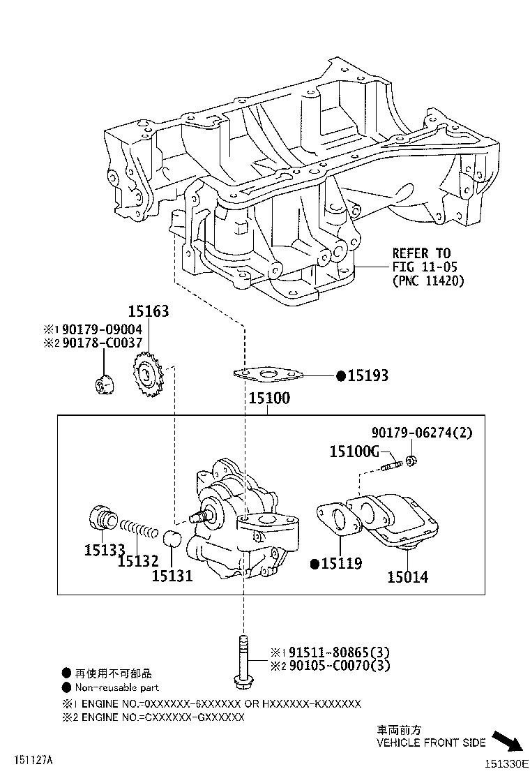 Toyota 15100-0H060 PUMP ASSY, OIL