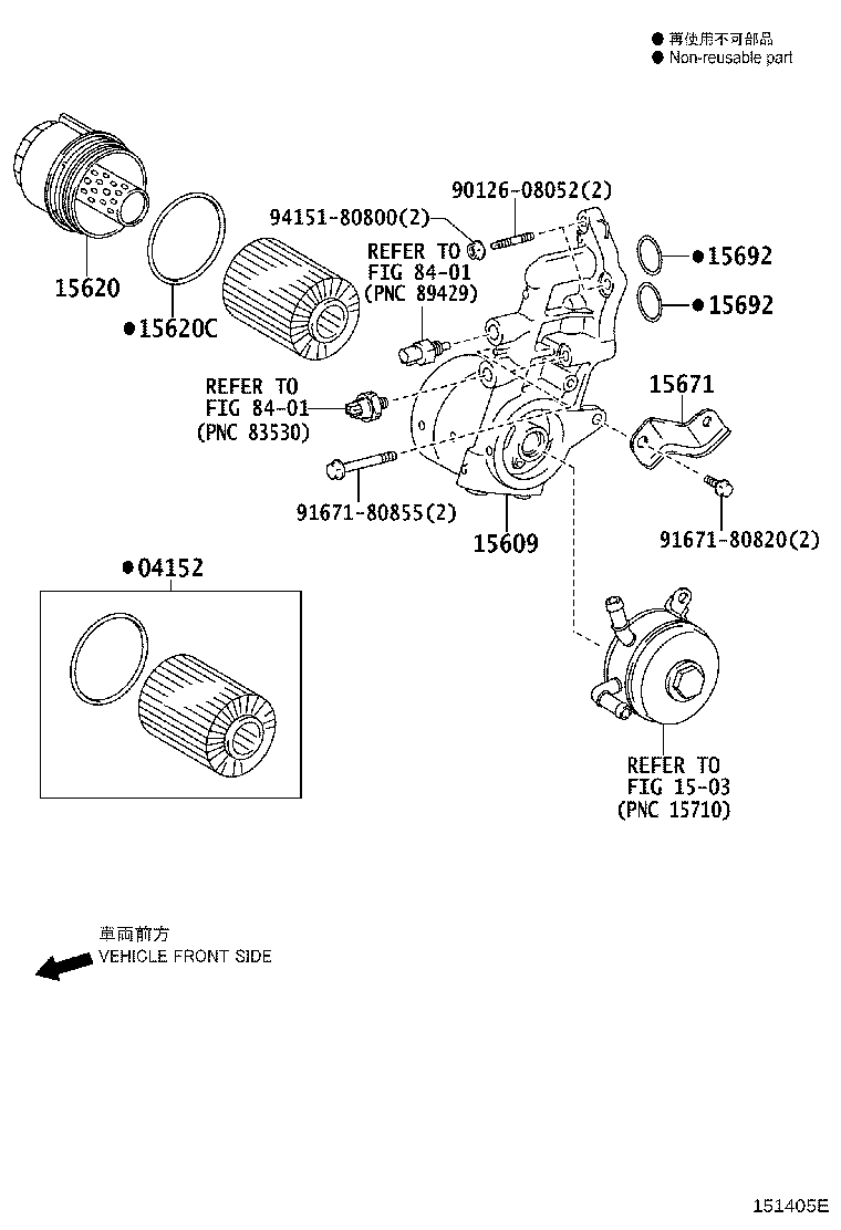 Toyota 15609-38020 BRACKET SUB-ASSY, OIL FILTER