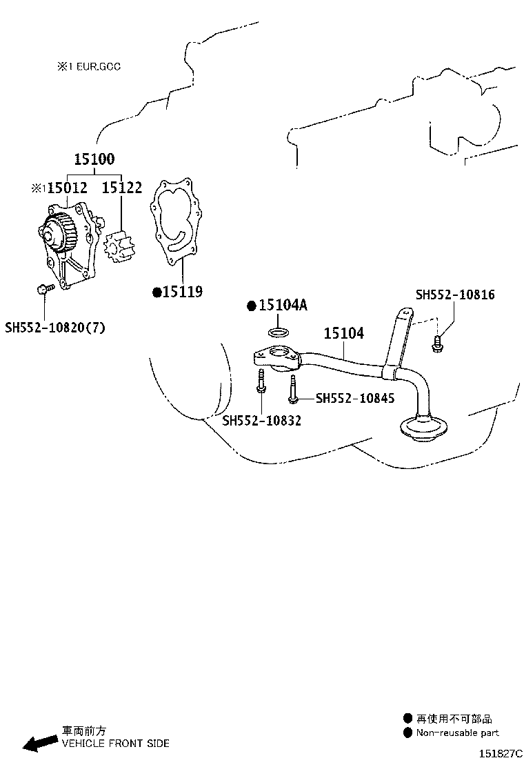 SN741-00213 RING, O(FOR OIL STRAINER) product image