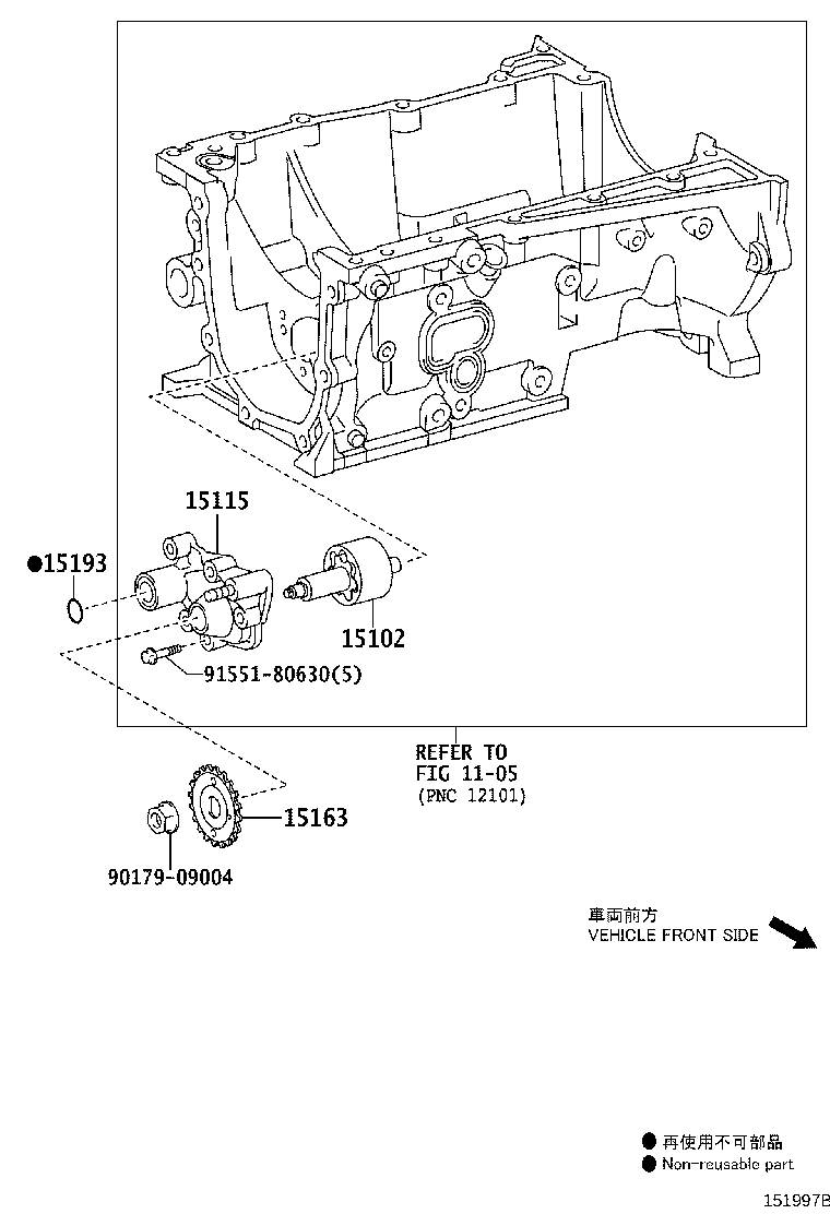 15100-0T060 PUMP ASSY, OIL product image